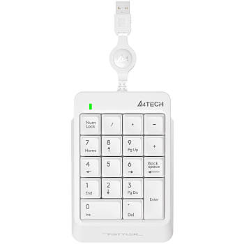 Цифровой блок проводная A4tech FK13 Белый