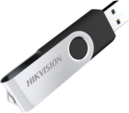 Память USB Flash 8 ГБ Hikvision M200S чёрная; серебристая
